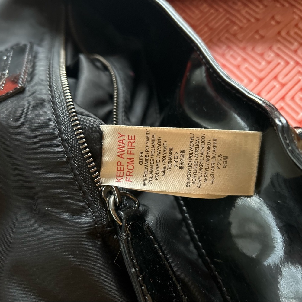 Burberry black checkered satchel - Picture 8 of 16